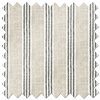 Emily Bond George Stripe Print, Charcoal - Roller Blind